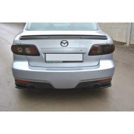 Накладки сплиттеры боковые на задний бампер на Mazda 6 MPS GG, GY